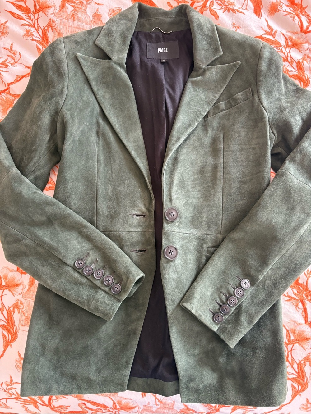 PAIGE Charli Blazer in emerald green